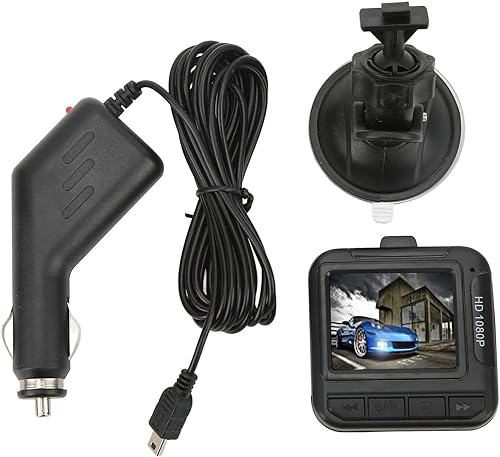 Miniatura 7 de Dash Cam 1080P Grabadora de conducción de automóvil, pantalla a color de 1.6 pulgadas, grabación DVR para coche, detección de movimiento, grabación