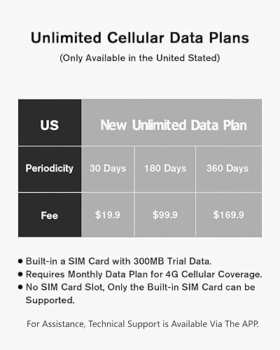 Miniatura 8 de Xega Cámara de seguridad 4G para exteriores con tarjeta SIM. Enchufe cámara con cable sin WiFi, grabación 247 PTZ seguimiento automático de