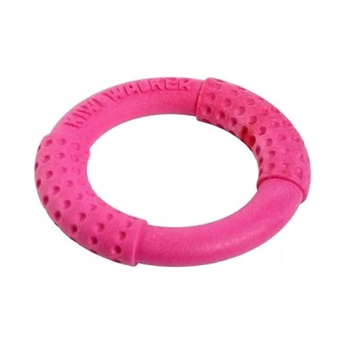 KIWI WALKER Let's Play! Mini anillo de juguete para perros - Espuma TPR, suave para dientes y encías