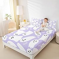 Vista 19 de Juego de ropa de cama con estampado de leopardo, tamaño individual, juego de cama de guepardo africano para decoración de dormitorio