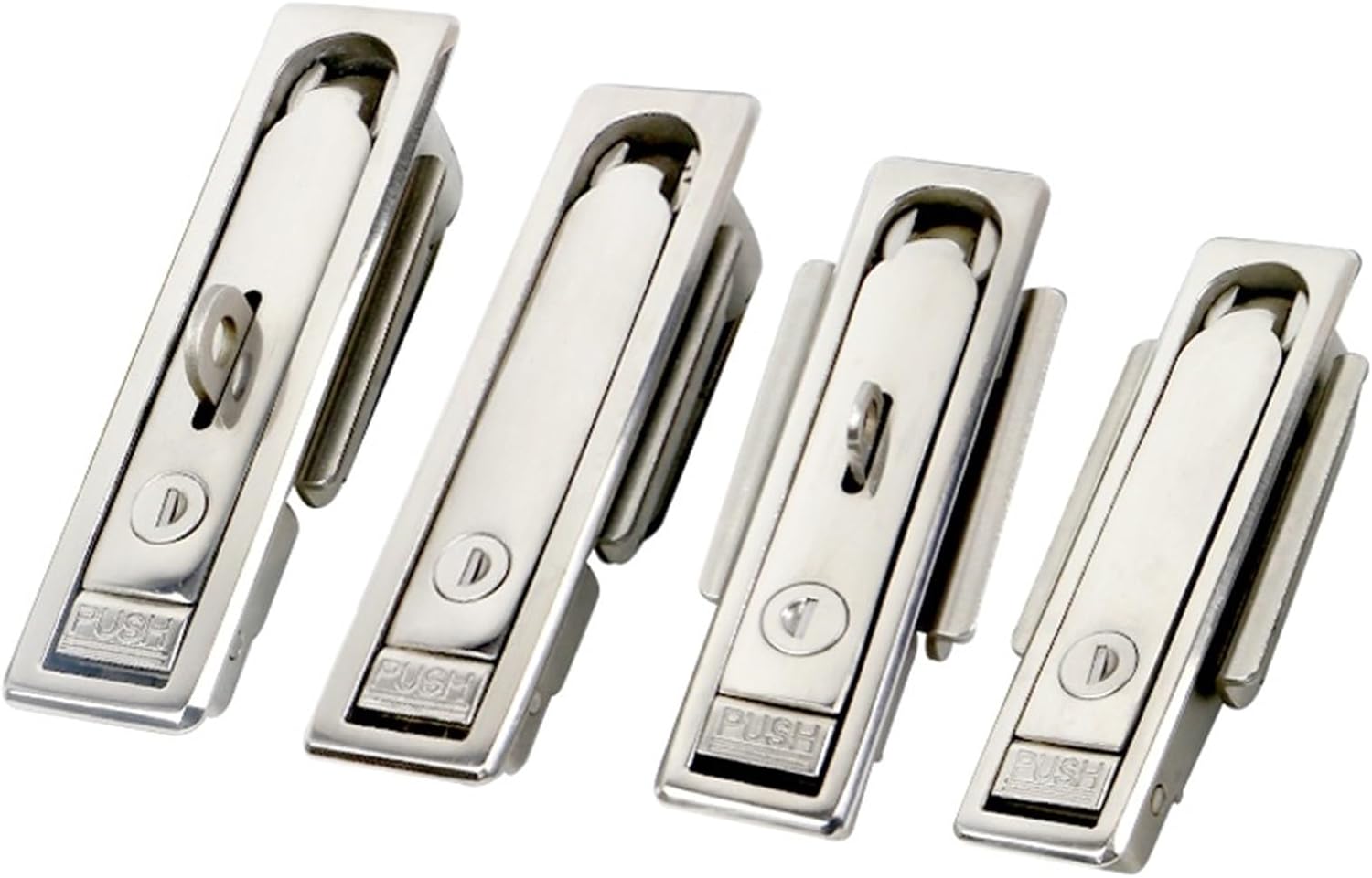 MS712 Plane Lock 316 Stainless Steel Ms713 with Hanging Optical Cable Junction Box Communication Cabinet Lock 1Pcs(MS713 Without Hook)