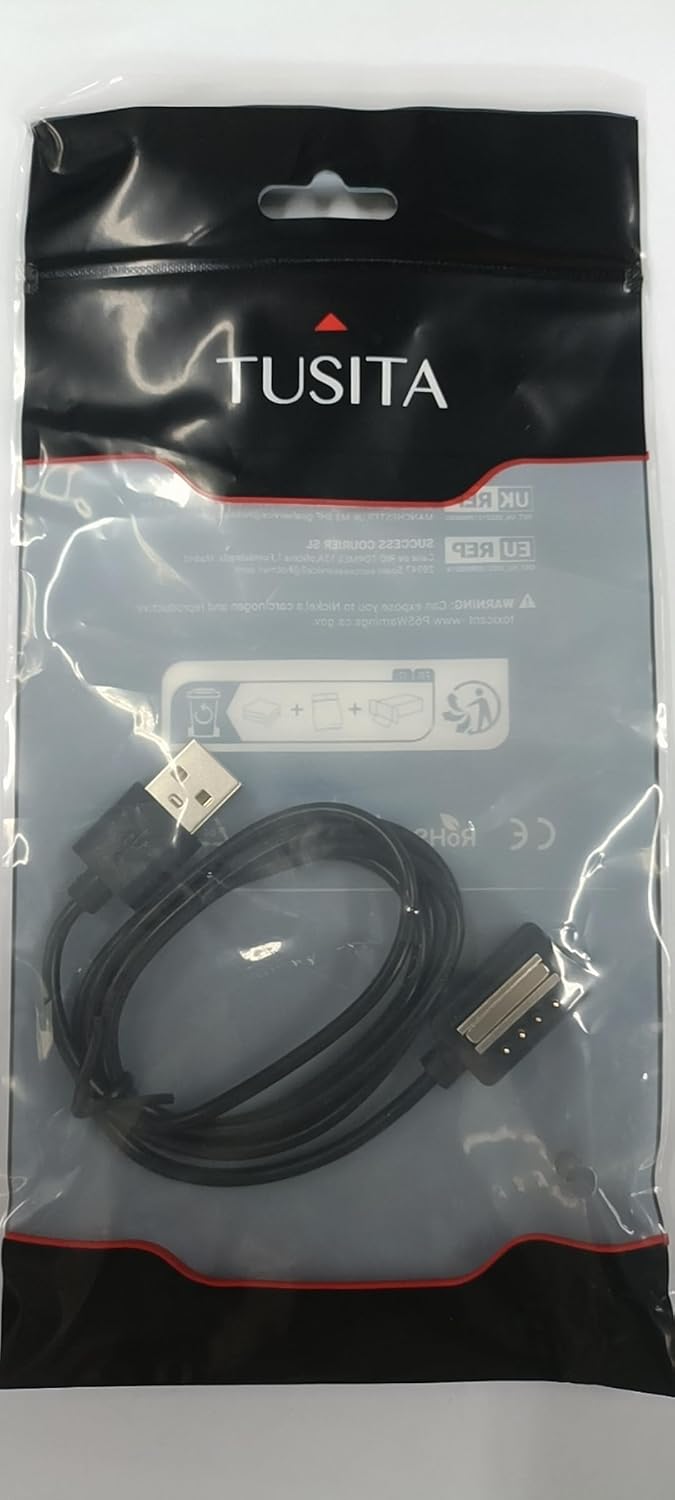 TUSITA Charger Compatible with Suunto 9, D5, Spartan Ultra HR, Spartan Sport Wrist HR, EON Core - Magnetic USB Charging Cable 100cm - GPS Watch Accessories image 8 of 9 B01MXL2XZ5