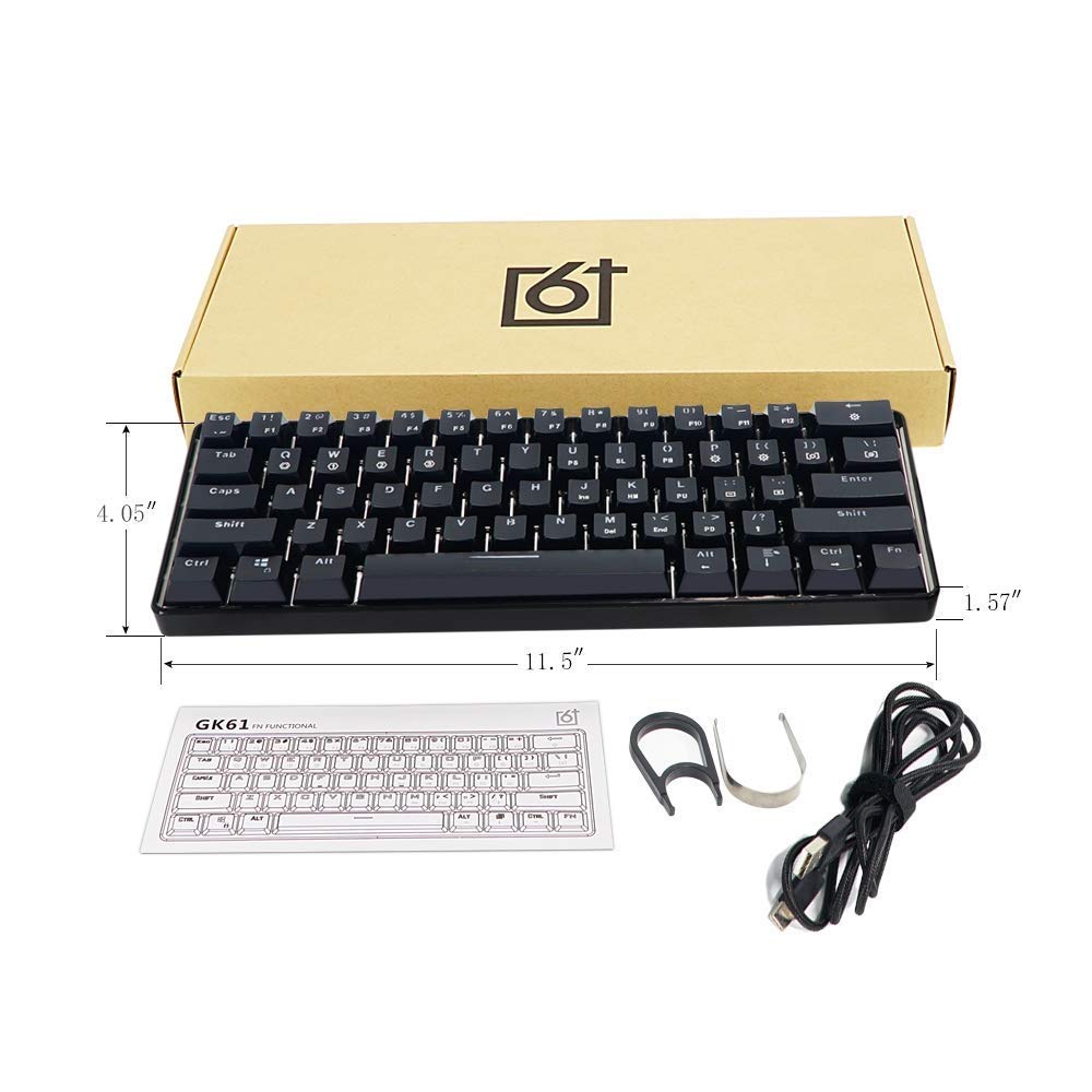 Buy HK GAMING GK61 Mechanical Gaming Keyboard 60 Percent 61 RGB