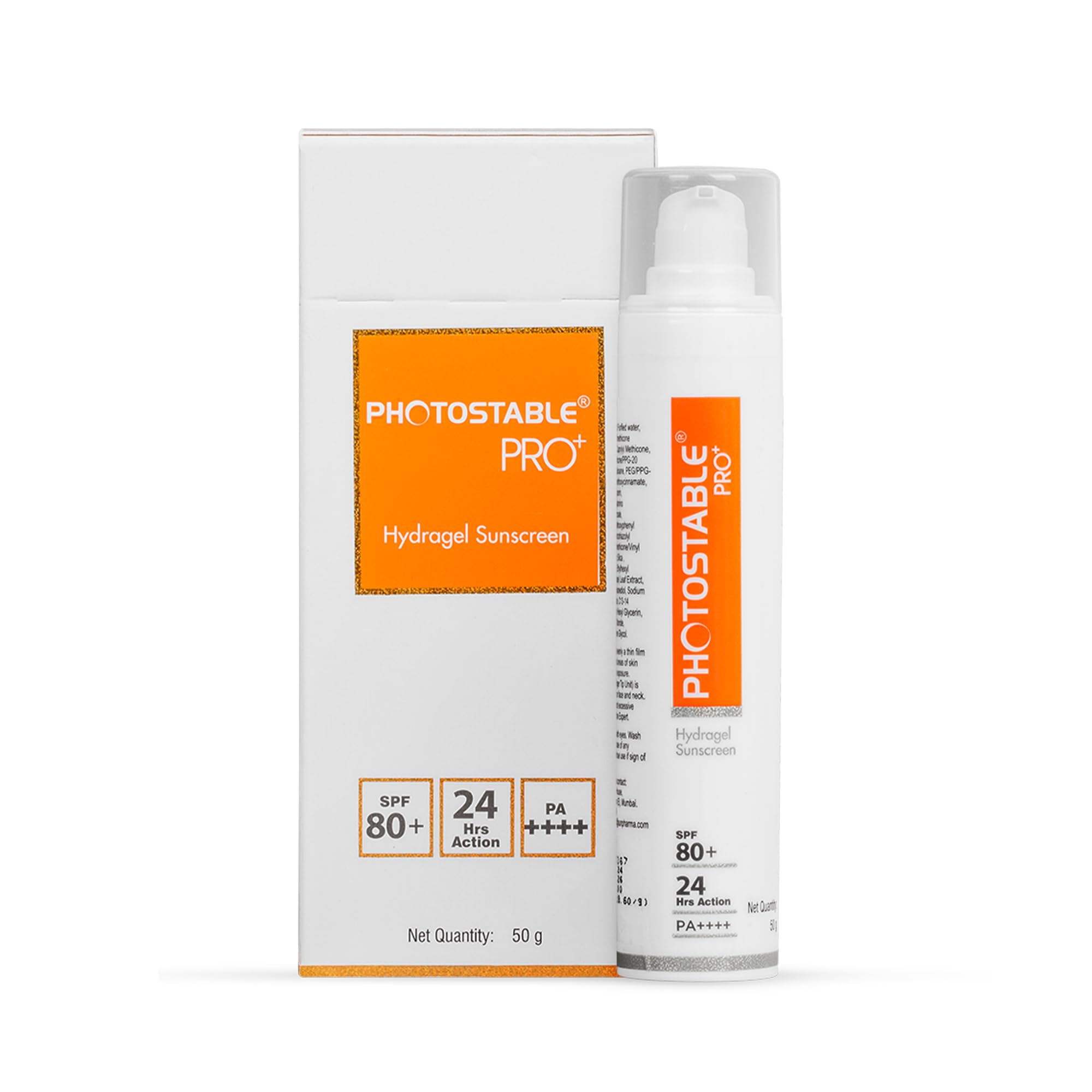 Sun Pharma Photostable PRO+ Sunscreen Gel, SPF 80+ & PA++++, 24-Hour UV Protection, Dermatologist-Tested Sunscreen, Lightweight Hydrogel Formula, 50g-image-4