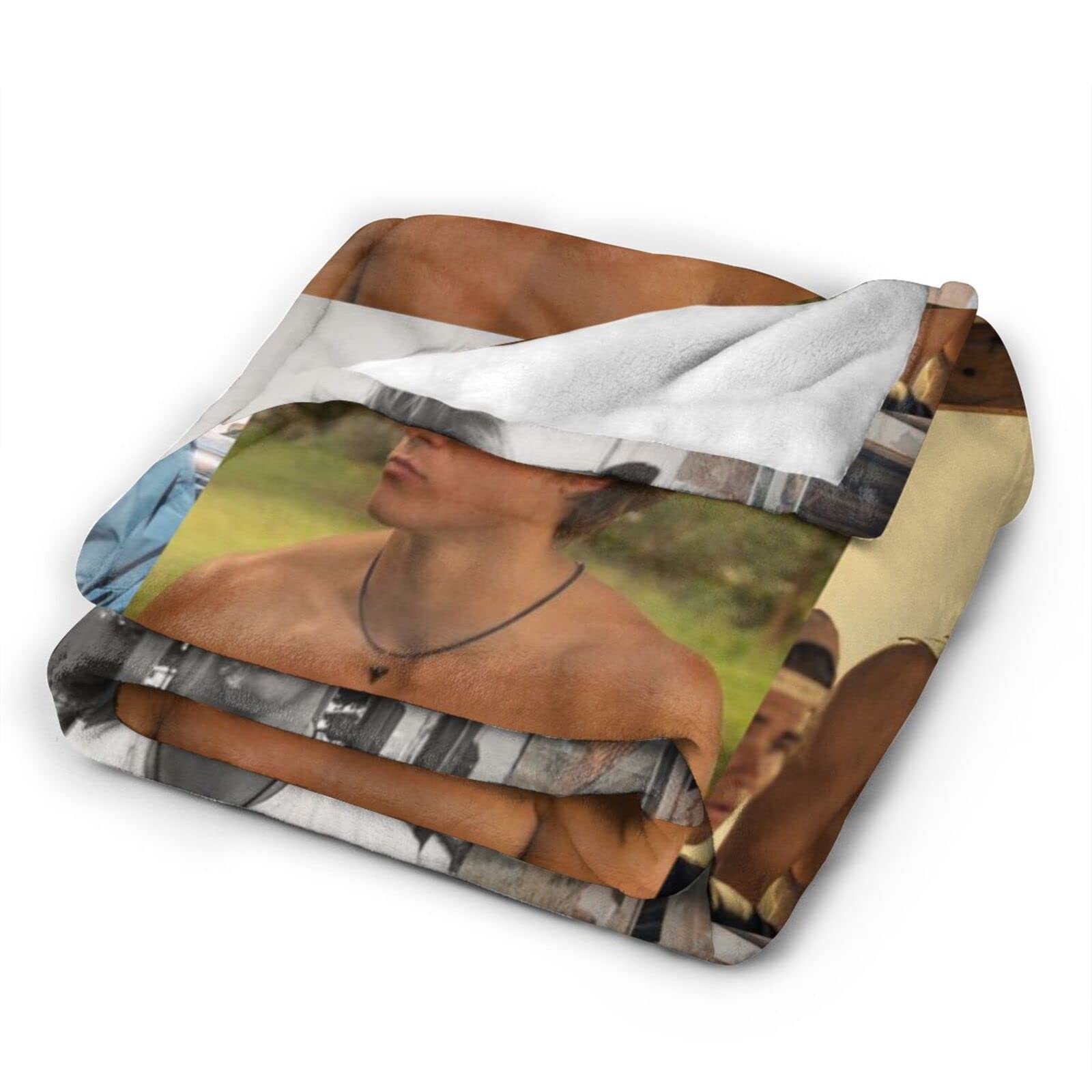 Couverture Flanelle JJ Maybank 127x101.6cm - Douce Chaude Pour Canapé Lit Voyage Cadeau
