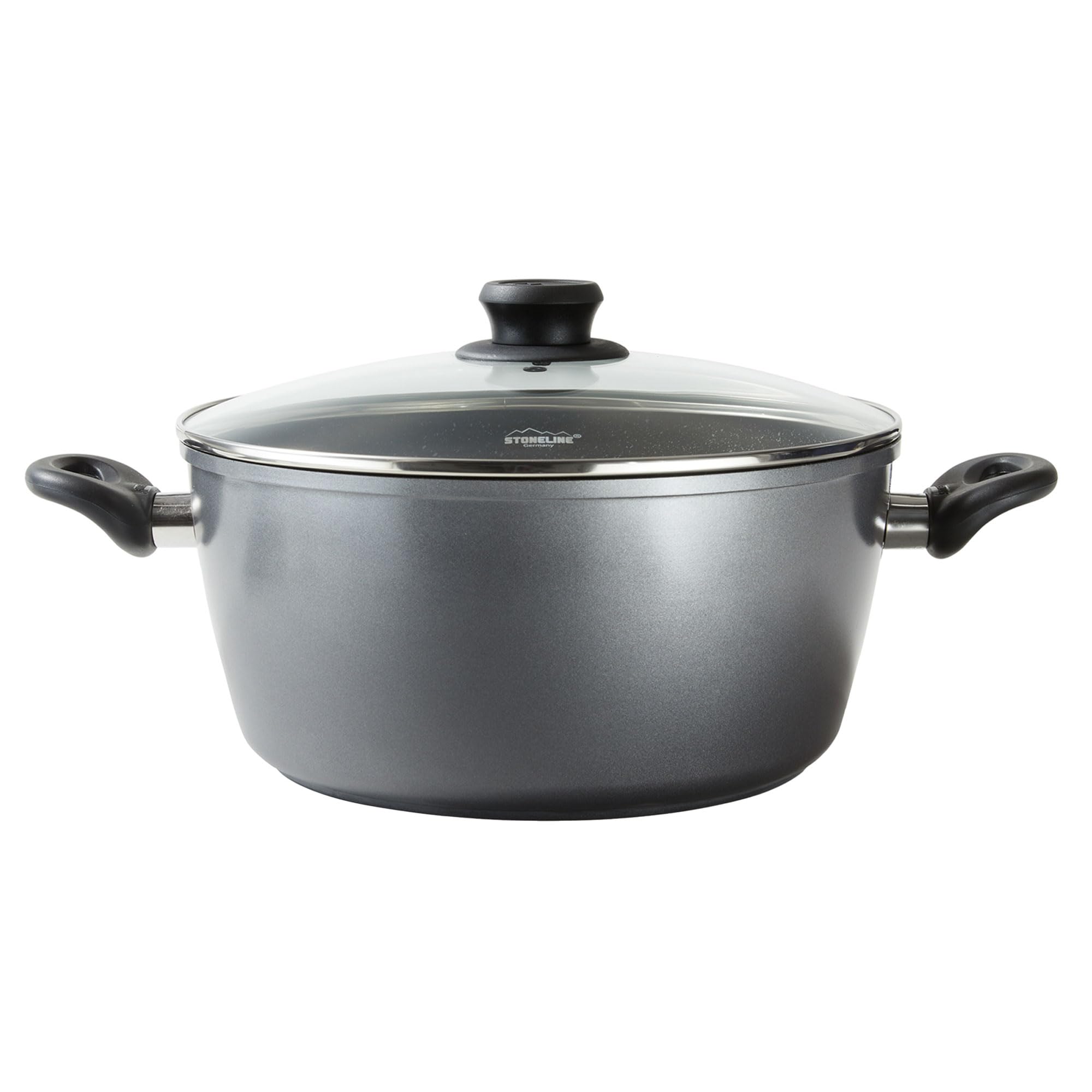 STONELINE Casserole XXXL 32 cm, revêtement antiadhésif, induction et four