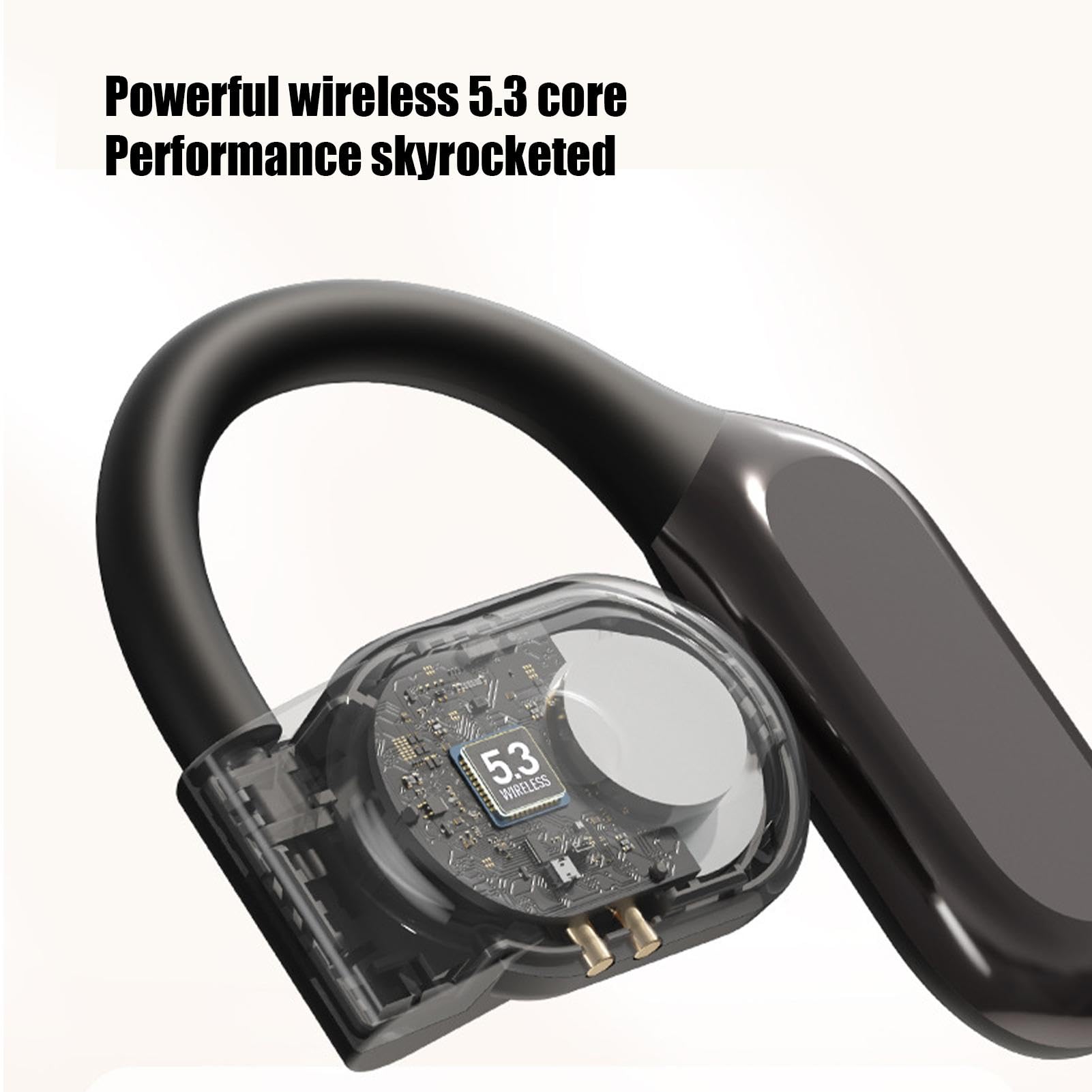 Cuffie a conduzione ossea | Cancellare le cuffie di chiamata | Auricolari wireless per tablet | Auricolari per l'apprendimento, auricolari a riduzione del rumore 6x6 cm/2,36x2,36 pollici per appre