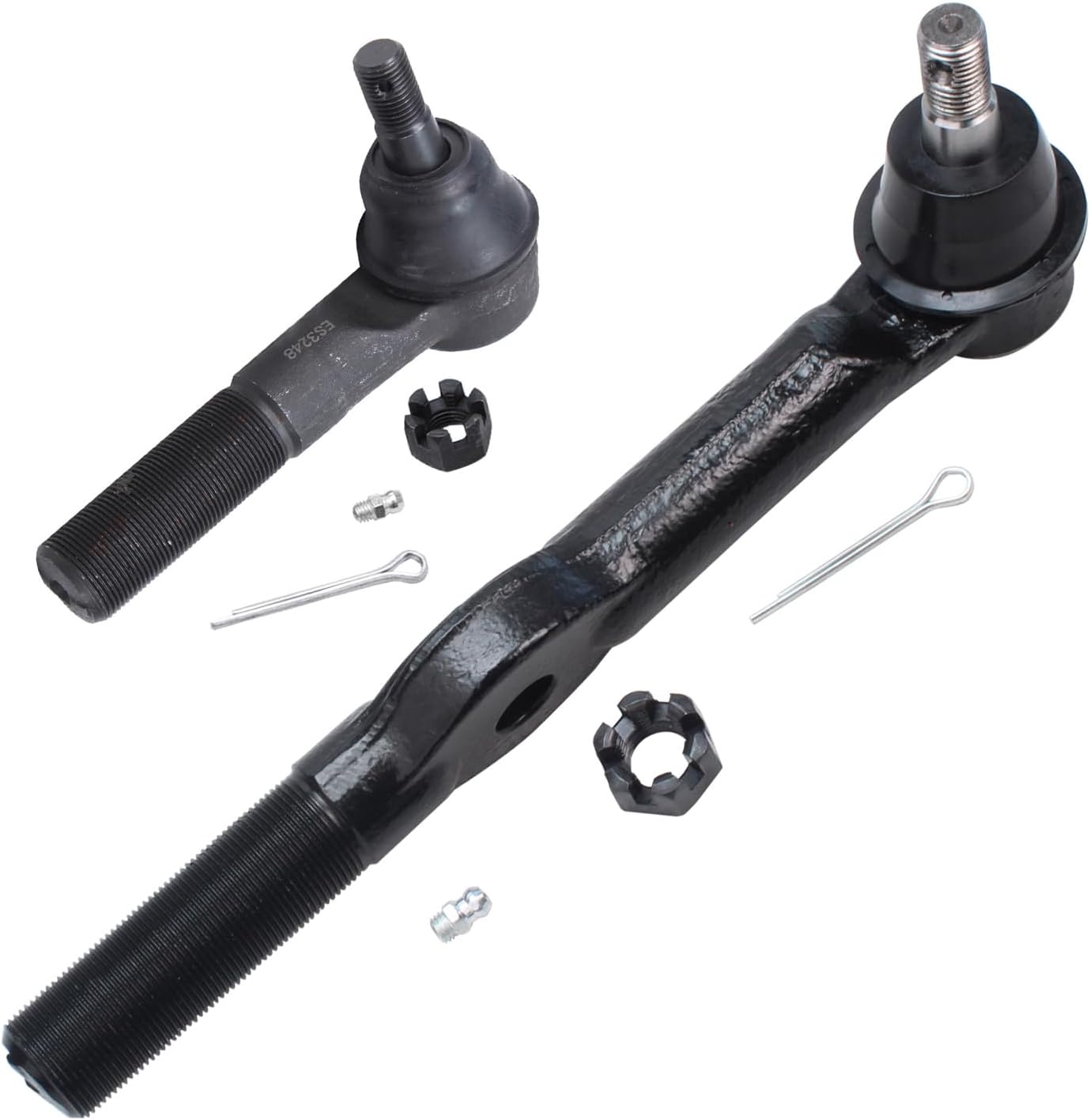 Detroit Axle - 4WD Front 11pc Suspension Kit for 1995-1997 Dodge Ram 2500 3500, 4 Inner Outer Tie Rod Links, 4 Upper & Lower Ball Joints, Track Bar, 2 Sway Bar Links 1996 Replacement