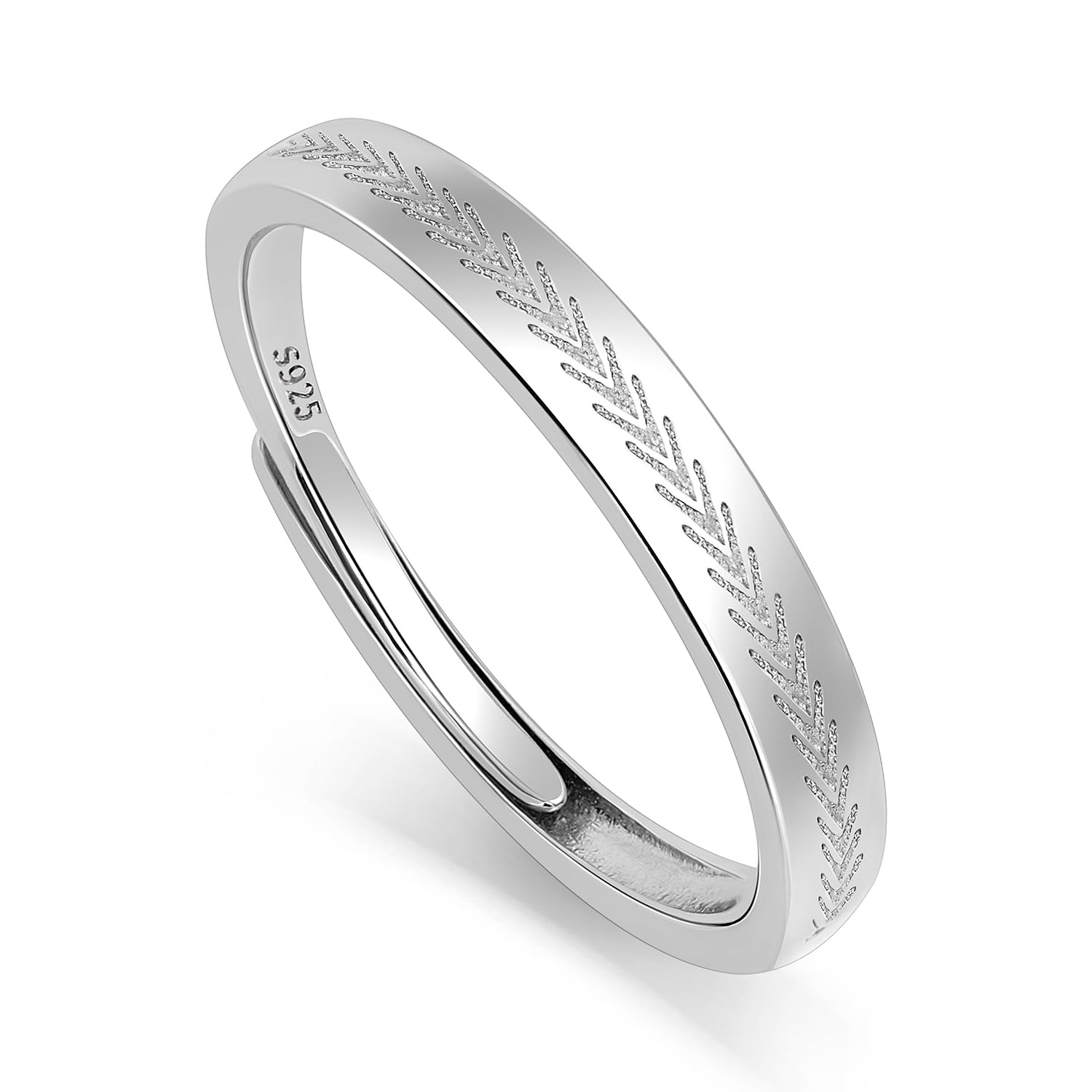 Meissa Alianzas Anillos de Compromiso para Pareja Plata de Ley 925 Ajustables Juego de 2 Regalo Boda Promesa Aniversario, Mujer 2mm con Circonita 0,28ct + Hombre 3mm