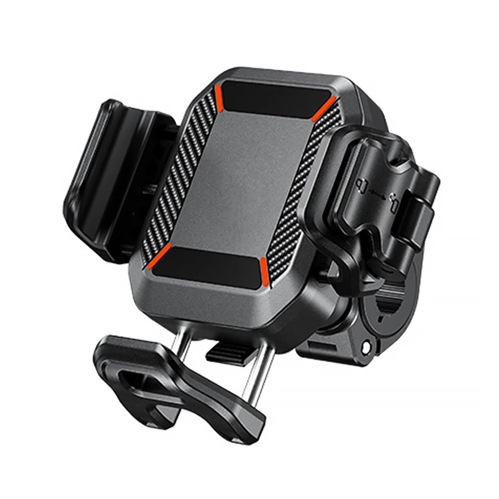 Moto Navigazione GPS Staffa Supporto Navigazione GPS Manubrio Supporto Antivibrazione Bicicletta Elettrica Supporto Per Smartphone Per Motociclette Compatibile Con Fotocamera(Crossbar)