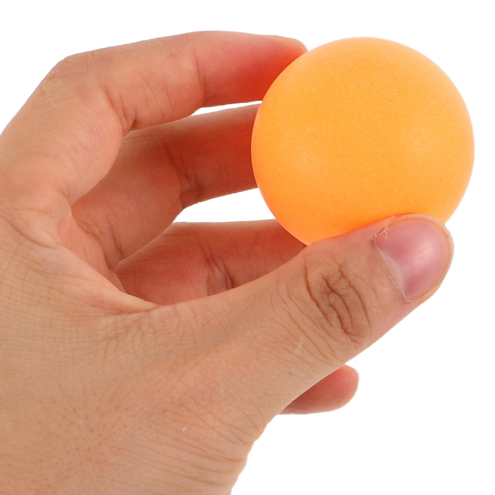 Balles Ping-pong Sonores Pour Aveugles – 6 Pièces, Plastique Résistant, Couleur Orange, Avec Billes De Fer