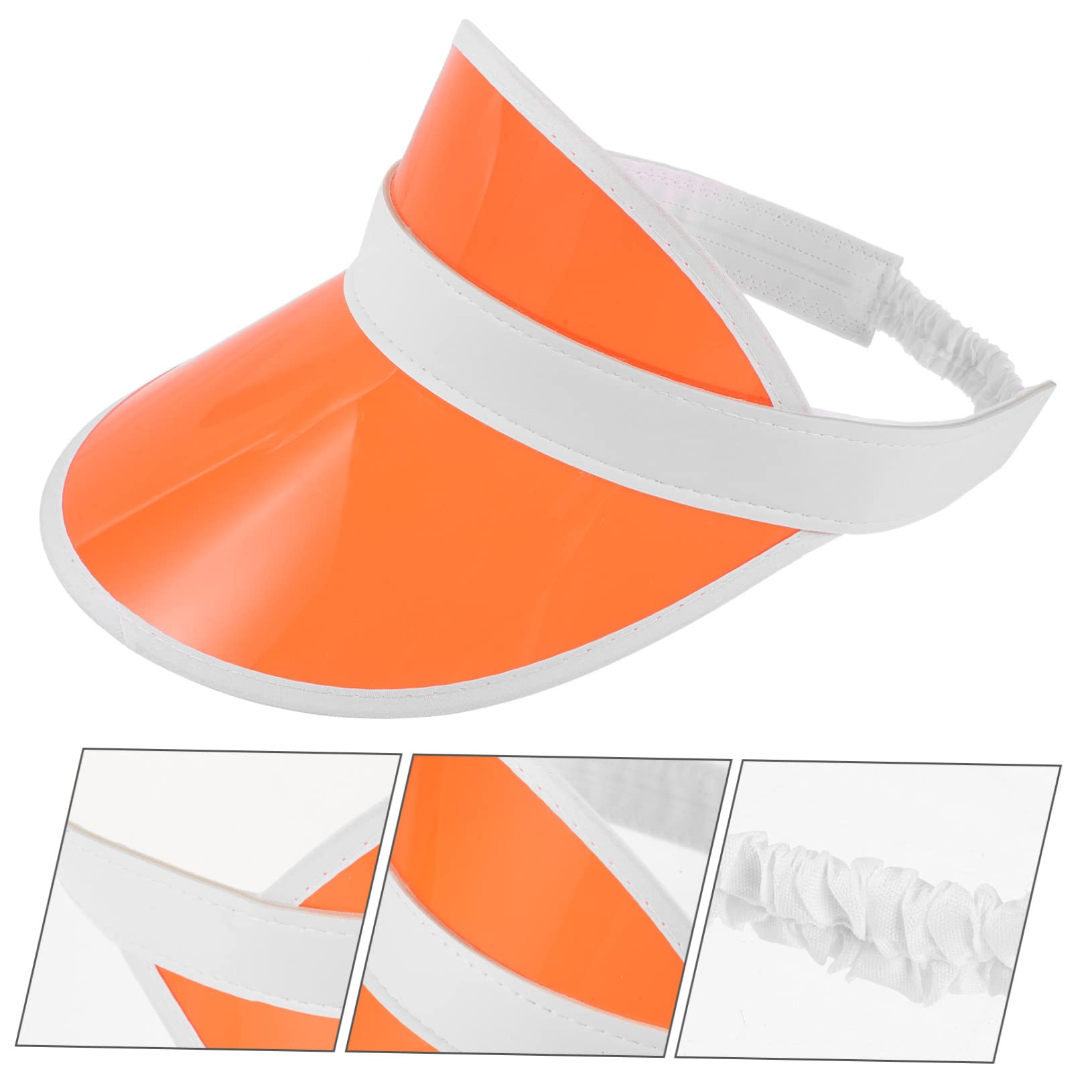 SHERCHPRY 2 gorras de visera para hombre, sombreros para hombre, con diadema para el sol, sombrero de playa para hombres y hombres