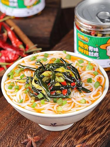 Miniatura 7 de Encurtidos caseros, verduras en escabeche chinas, rábano seco crujiente picante, chile gongcai, guarniciones para el desayuno, Aperitivo picante