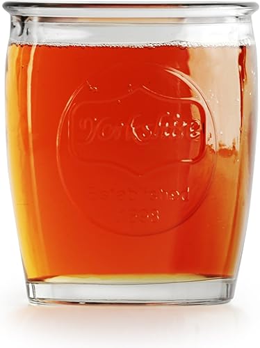 Miniatura 8 de Circleware Yorkshire - Juego de vasos de vidrio para whisky, 14 onzas, juego de 4 vasos de vidrio escocés de base pesada transparente doble antiguo