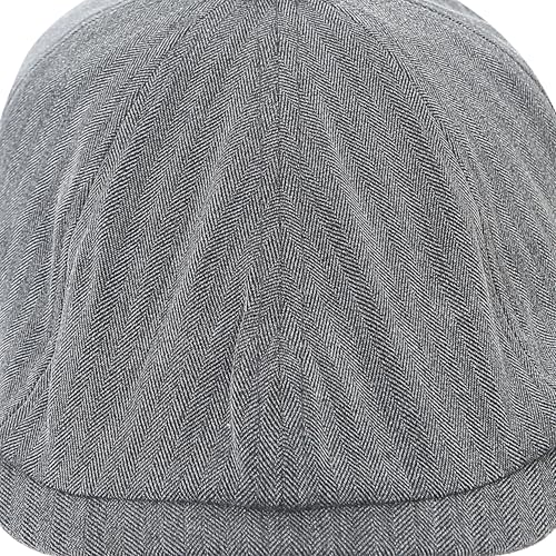 Image of FabSeasons Cotton Ivy Flat Golf Cap - Classic Newsboy Gatsby Hat for Men