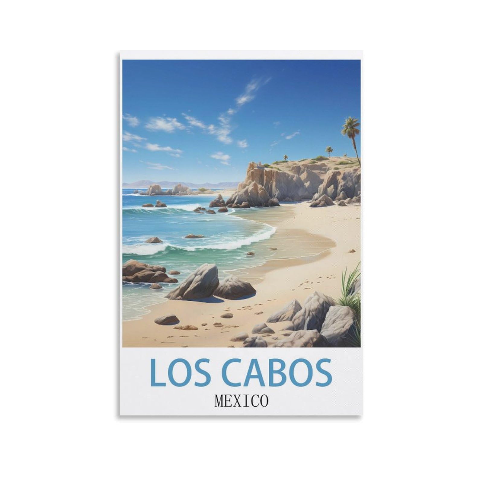 EZMLFA 5D Diamond Painting Kits for Adults,Los Cabos Mexico Diamond Art Kits for Beginners,Full Drill Diamonds Gem Art for Home Wall Decor Gift 30x40cm