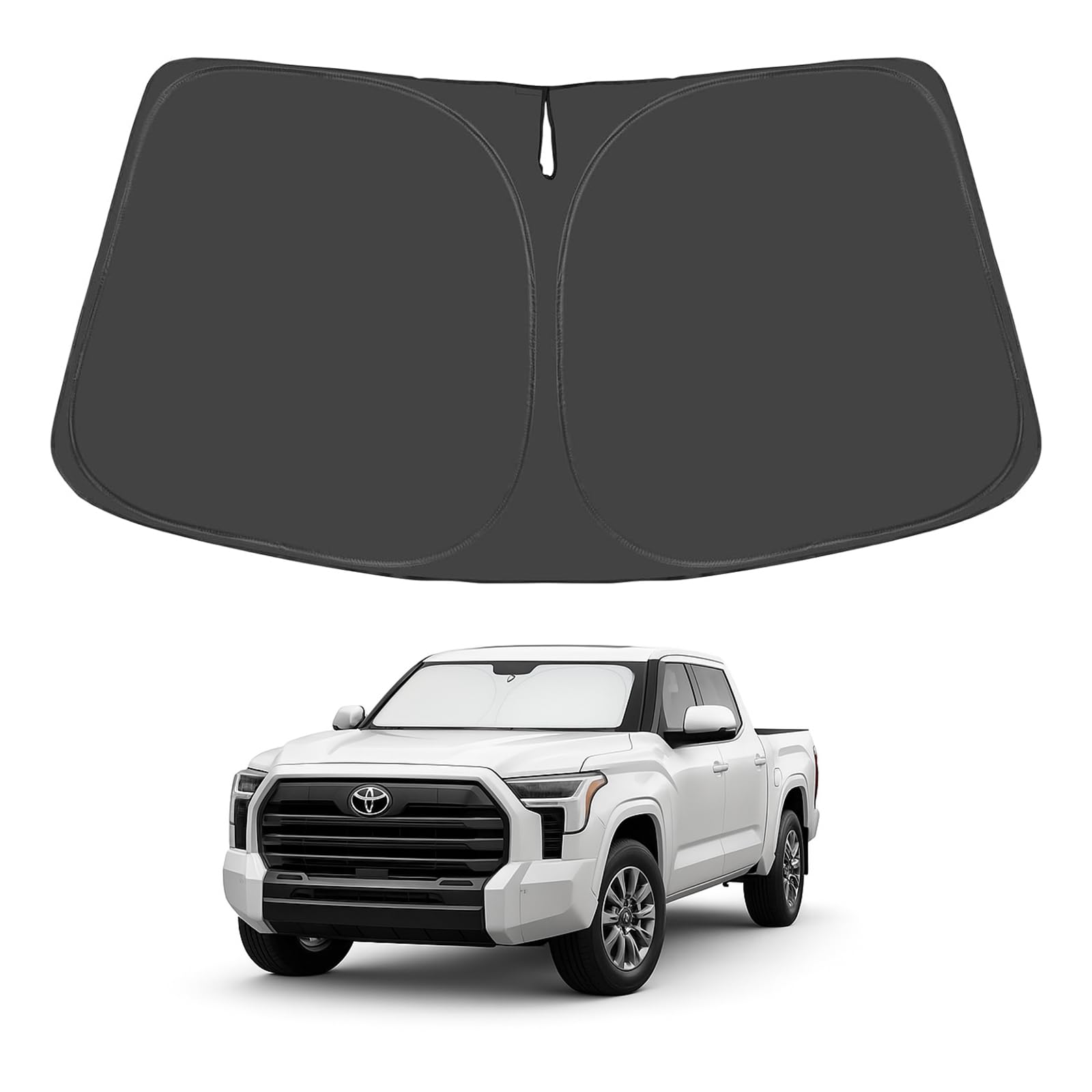 Proadsy Custom Fit Car Windshield Sun Shade for 2022-2025 Toyota Tundra