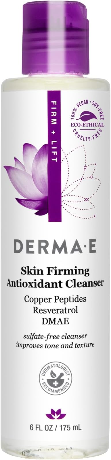 DERMA E Skin Firming Antioxidant Cleanser 175ml