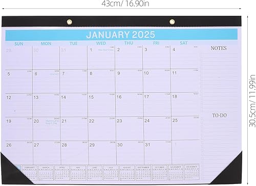 Miniatura 2 de Calendario de escritorio 2024-2025, calendario de pared de enero de 2024 a junio de 2025, calendario de pared, calendario mensual, planificador de