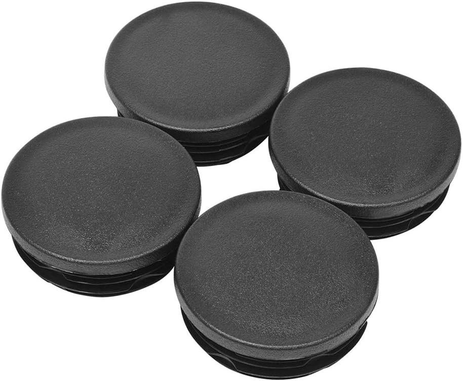 Frame Tube Hole Plugs, Rear Wheel Well Frame Tube Hole Cap for 1999 - 2018 Chevy Silverado 1500 & 1999-2018 GMC Sierra 1500 Rear Wheel Well Hole Cover Cap - Anti-Whistle Truck Bed Plugs FP001HP