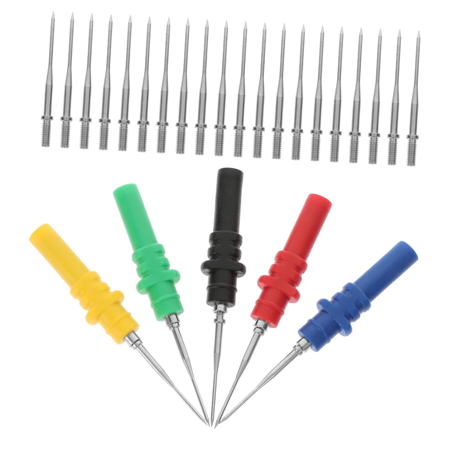 Zerodeko 5sets Automotive Insulation Wire Piercing Probes Test Accessories for Multimeter Diagnosis and Electrical Repair Tools