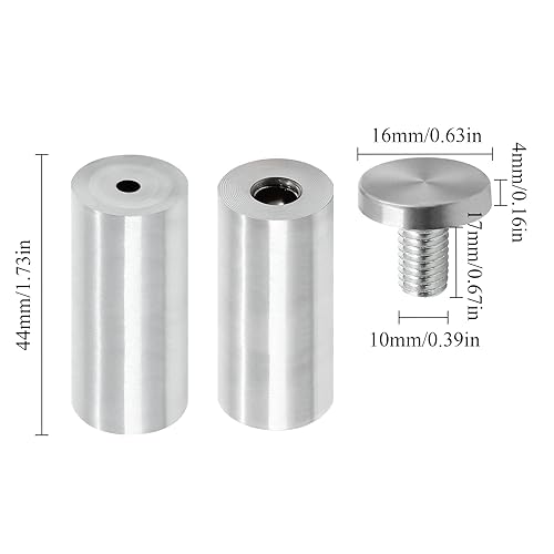 Vista 97 de Luomorgo Tornillos de acero inoxidable Negro