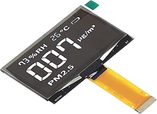 Visor LCD orgânico, resolução 128x64 24PIN Construção sem vidro auto-iluminado SSD1309 Módulo de visor LCD para substituição(branco exibindo)