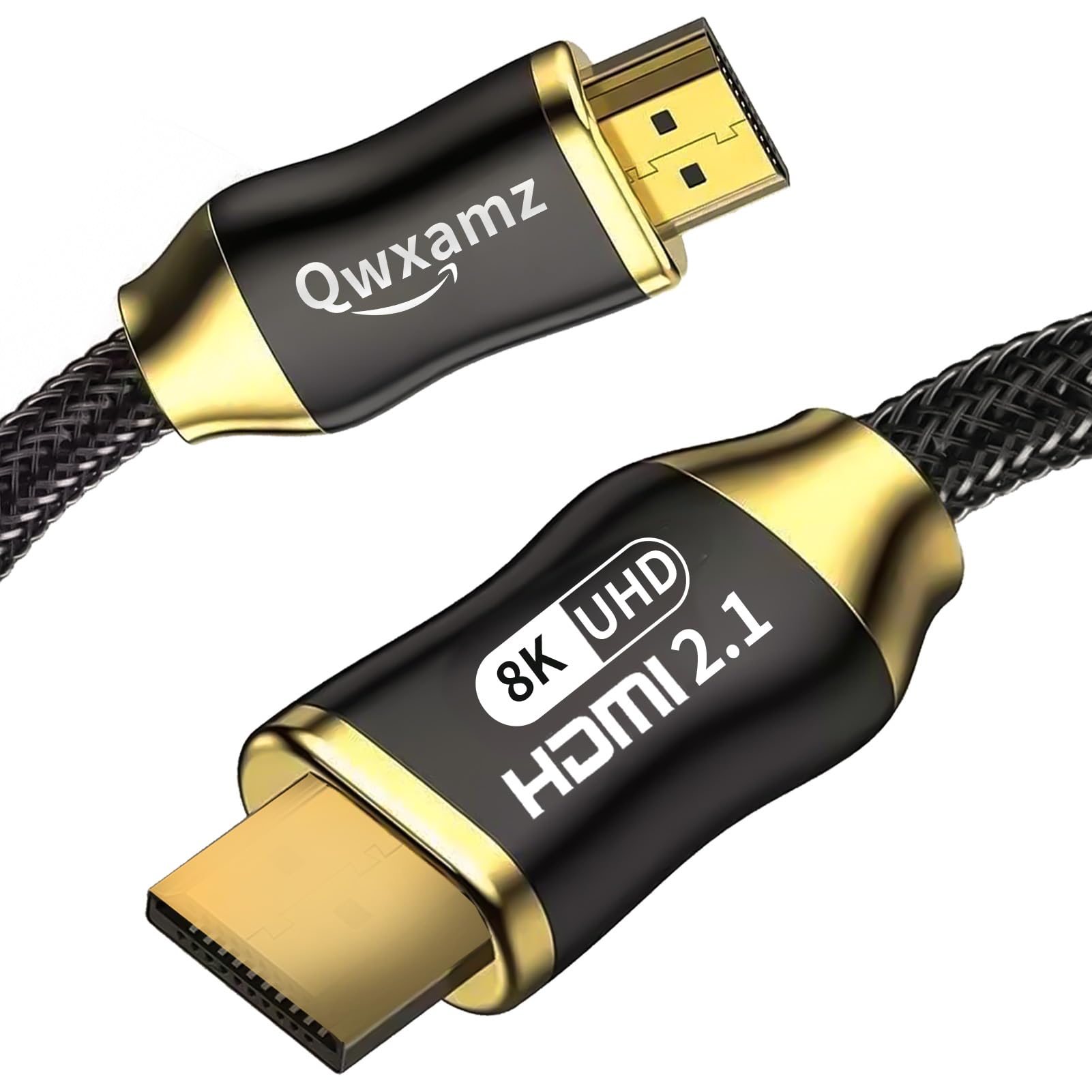 Cable HDMI 2.1 actualizado de 10K 8K de 5 pies, 4K 120Hz – 8K @60Hz consolas de juegos HDMI a HDMI Cable HDMI de 48 Gbps para eARC HDCP 2.3 CEC y HDR 10 compatible con NS2 PS5 X-Box Home Theater, PC