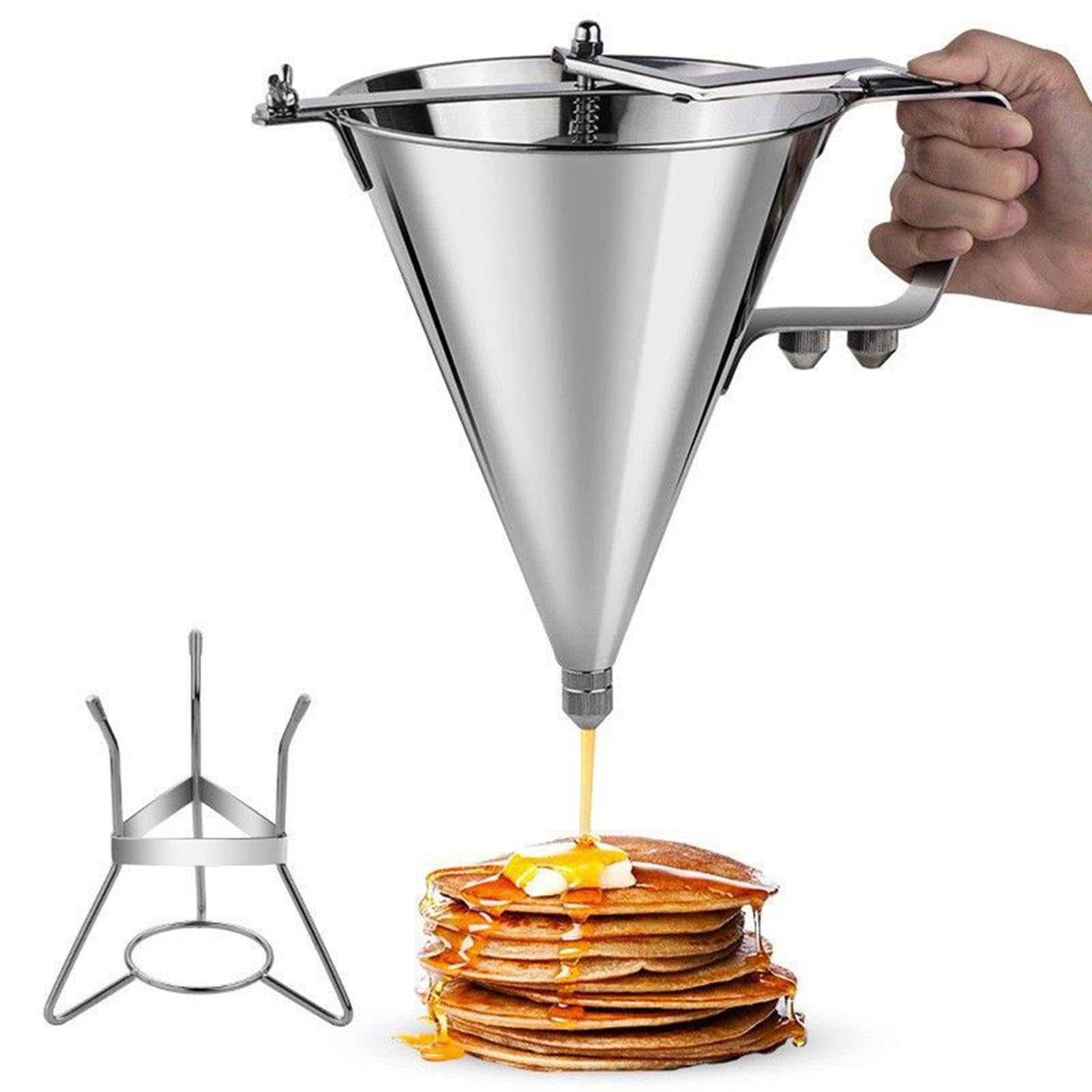 Dispenser da versare - Bicchiere da forno in acciaio da 1800 ml, strumento per porzioni di pasticceria | strumento per pasticceria al cioccolato per frittelle, muffin