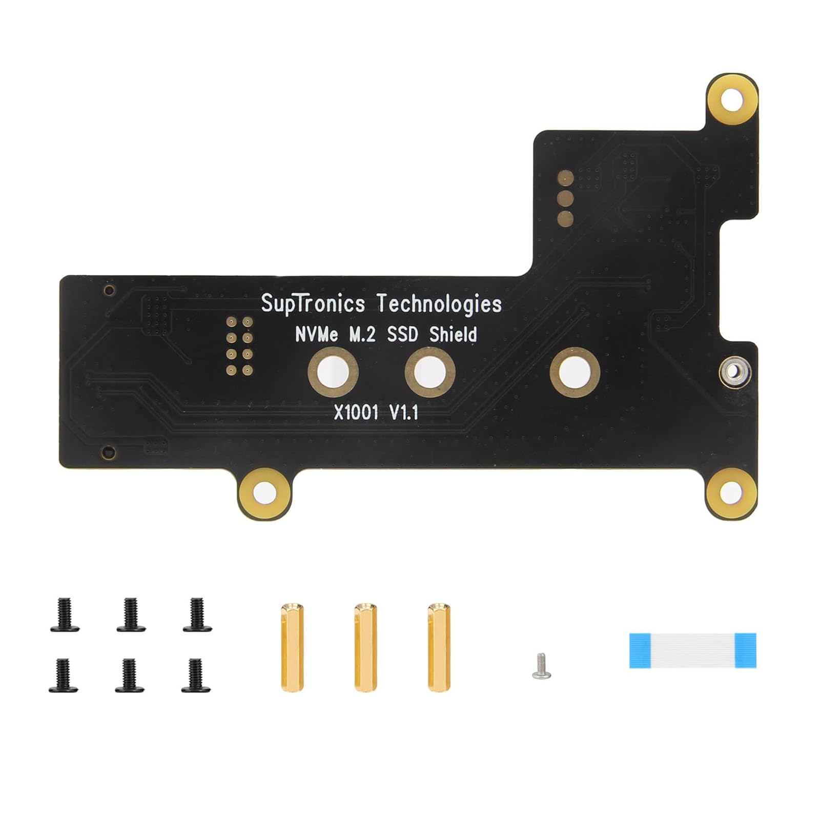PLCPDM X1001 NVMe SSD Bottom Board for 5Accelerates Data Transfer and Booting