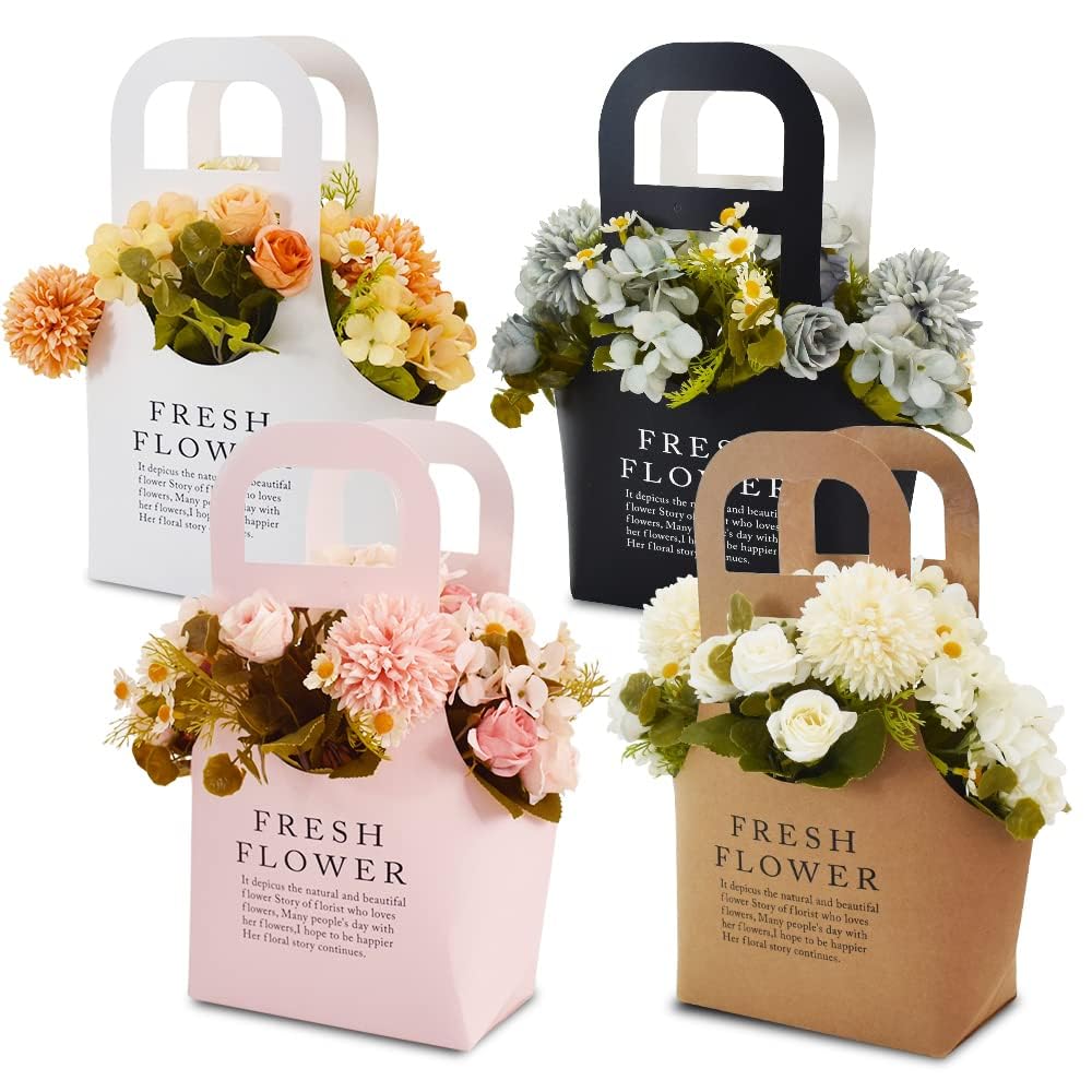 Shiga gifting HouseFlower Box with Handle for Flower Bouquet, Valentine Day Gift for Girlfriend,Boyfriend,Husband, Wife | Wedding Rose Flower Gift Box | SGH006 (B0D31JG6FQ) Amazon Price History, Amazon Price Tracker
