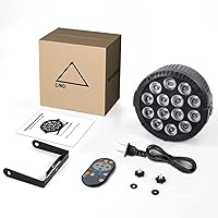 Vista 7 de Luces de escenario, luces LED de UKing RGBW DJ iluminación de escenario de 14 x 6 W para eventos por sonido activado y control DMX para boda