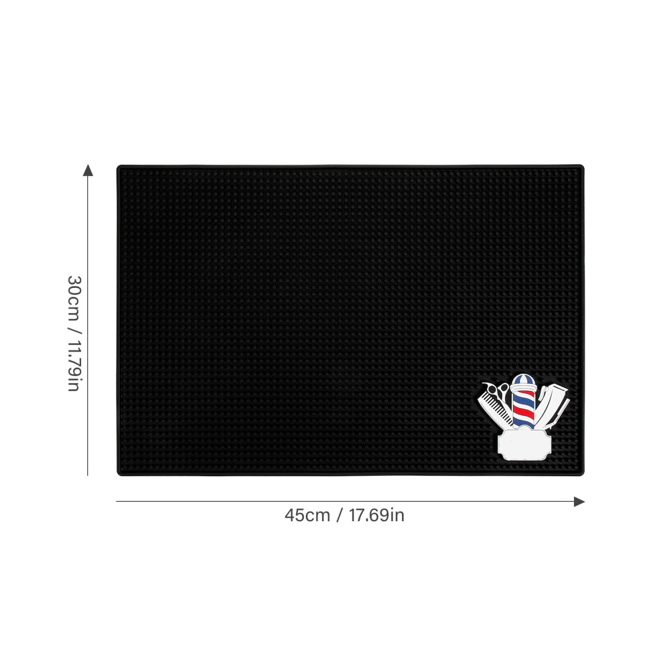 VICASKY Barber Mat Work Station Organizer Silicone Pad Clippers Scissors and Brushes Non Slip Design Salon Countertops Durable Surface Professional Barbers Storage Hair Non-Slip Tools Space-Saving - Image 3