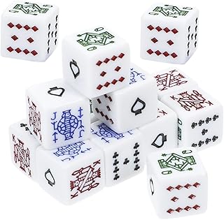 Hohopeti Dados De Pôquer De 16 Peças Dados De 6 Lados Jogos De Mesa Dados Jogos De Festa De Aniversário Dados Mentirosos Suprimentos Para Festas Para Adultos Adereços Para Jogos De