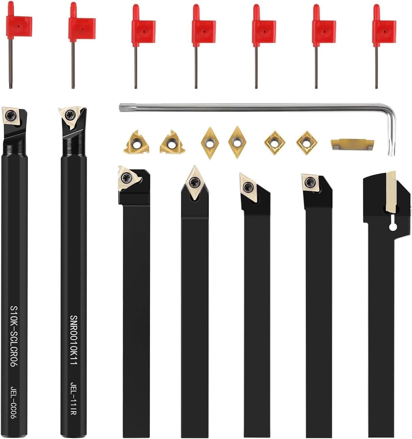 Rutexc金属ドリルシャフトセット 10ミリ精密加工用延長ロッド 耐久性に優れワークショップやプロの作業向け 長期間使用可能で安定