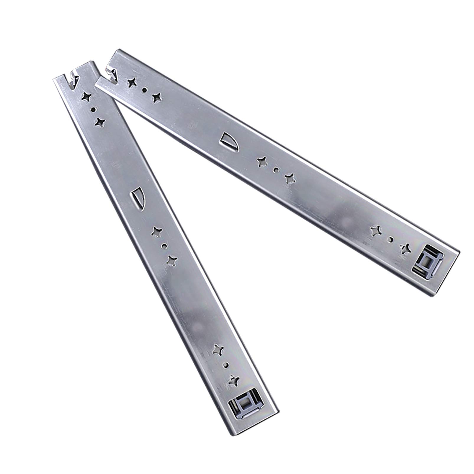 Glissière tiroir avec verrouillage lock-in/out en acier robuste pour placard 25-50cm