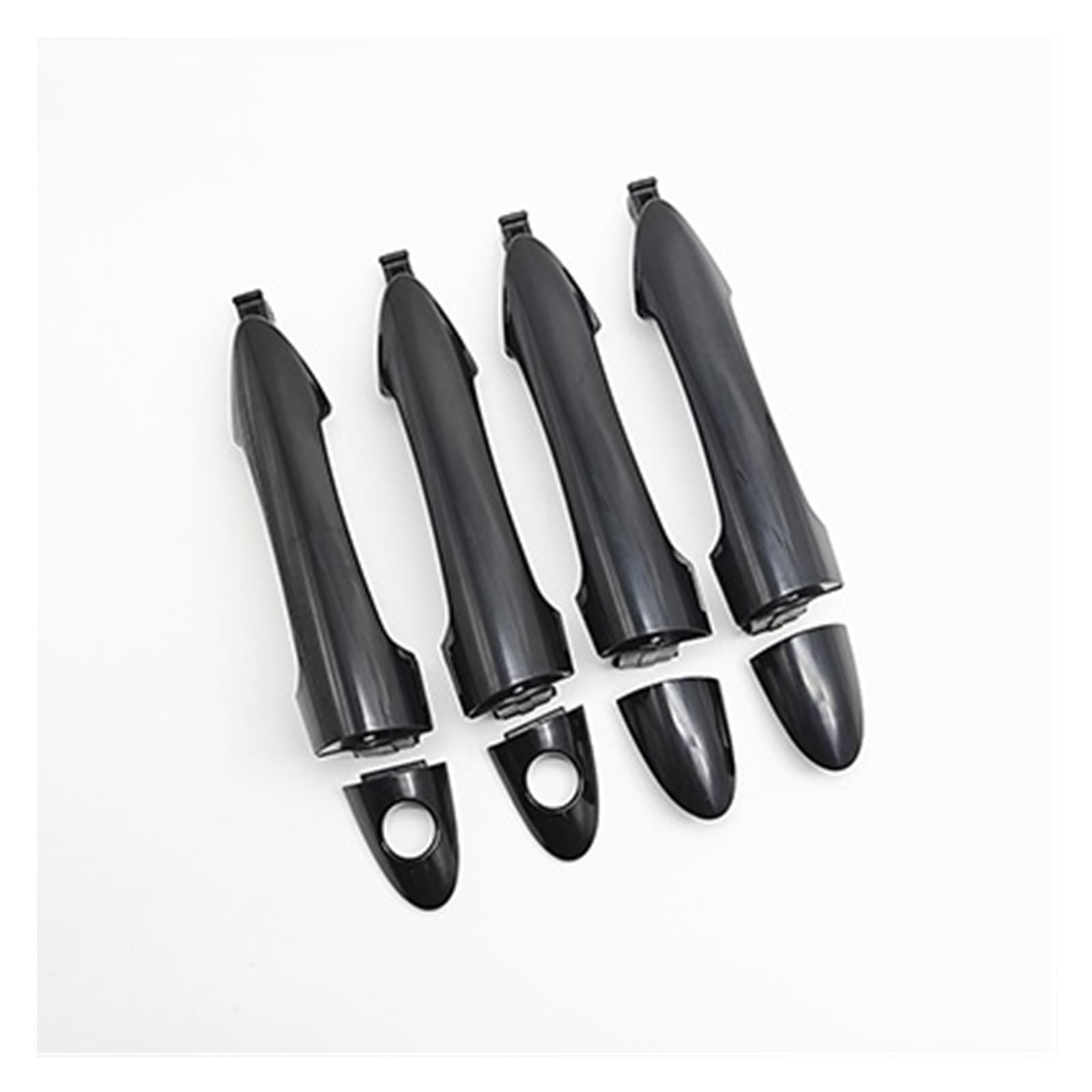 DBCKLS Vehicle Exterior Outer Door Handle for Kia for Picanto 2011 2012 2013 2014 2015 2016 Black Door Outer Handle Exterior(1 Set)