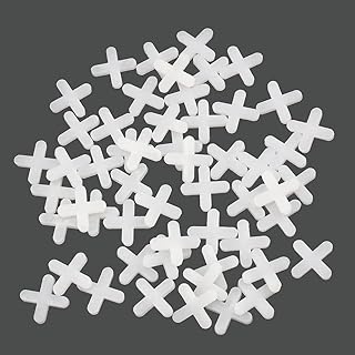 Tile Cross,1000 pcs Tile Spacers Tiles Cross Spacers Tile Leveling System Slab Spacers Plastic Cross Shaped Flooring Tiling Tools,for Accurate Tile Positioning DIY Paving Tiling Garden Wall Tiler（5mm）