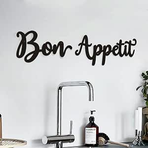 OYEFLY Bon Appétit Wall Decor - Dining Room Kitchen Hanging Sign For Foodies - View #4