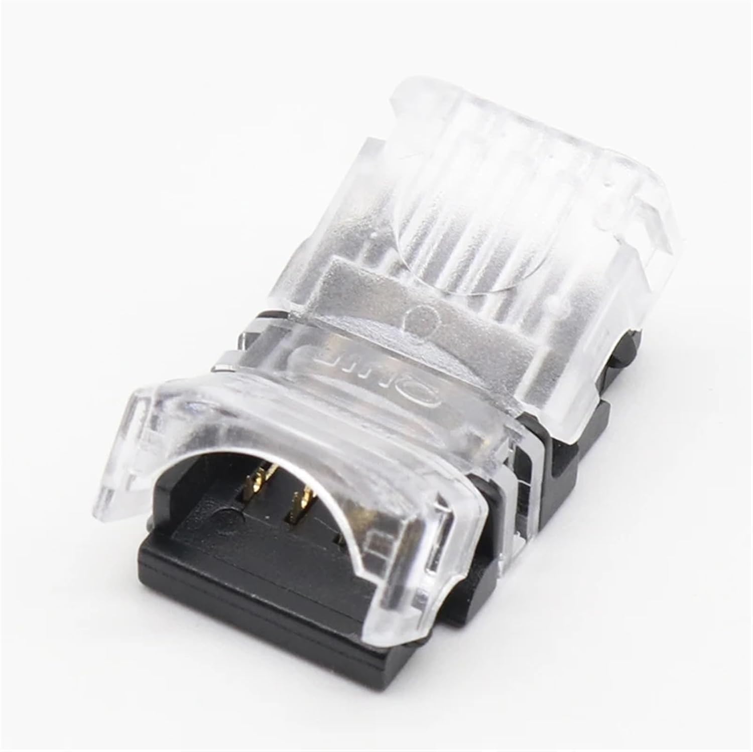 Strip Connector 4 Pin 5050 10mm Colorful LED RGB Tape Light Connector 5Pcs