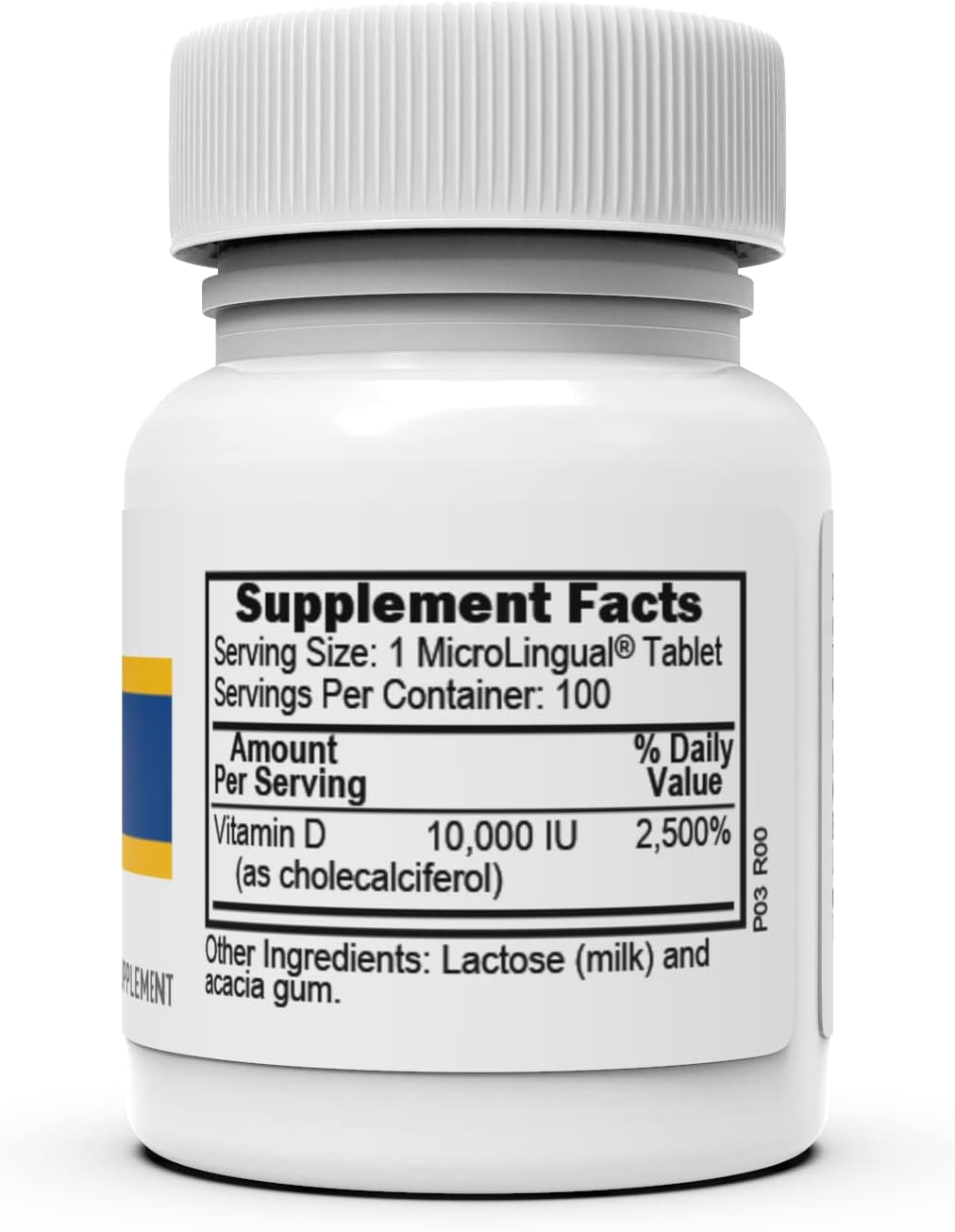 Superior Source Vitamin D3 10000 IU, Under The Tongue Quick Dissolve Sublingual Tablets, 100 Count, Promotes Strong Bones and Teeth, Immune Support, Healthy Muscle Function, Non-GMO