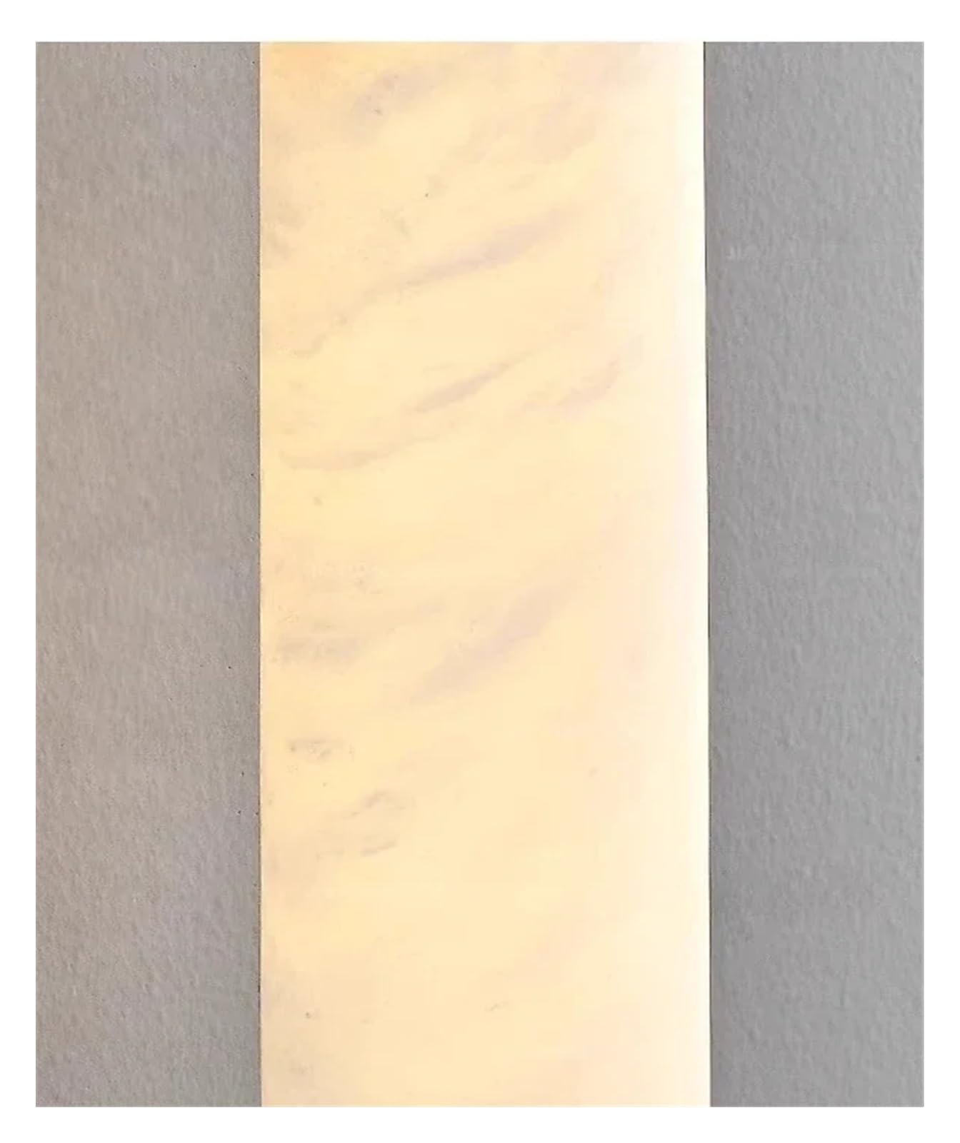 Generico Luci da parete, Lampada da parete moderna a LED in marmo naturale spagnolo, soggiorno, sfondo, camera letto, comodino, bagno, lampada specchio, in ottone(Warm,Golden W6CM H35CM)