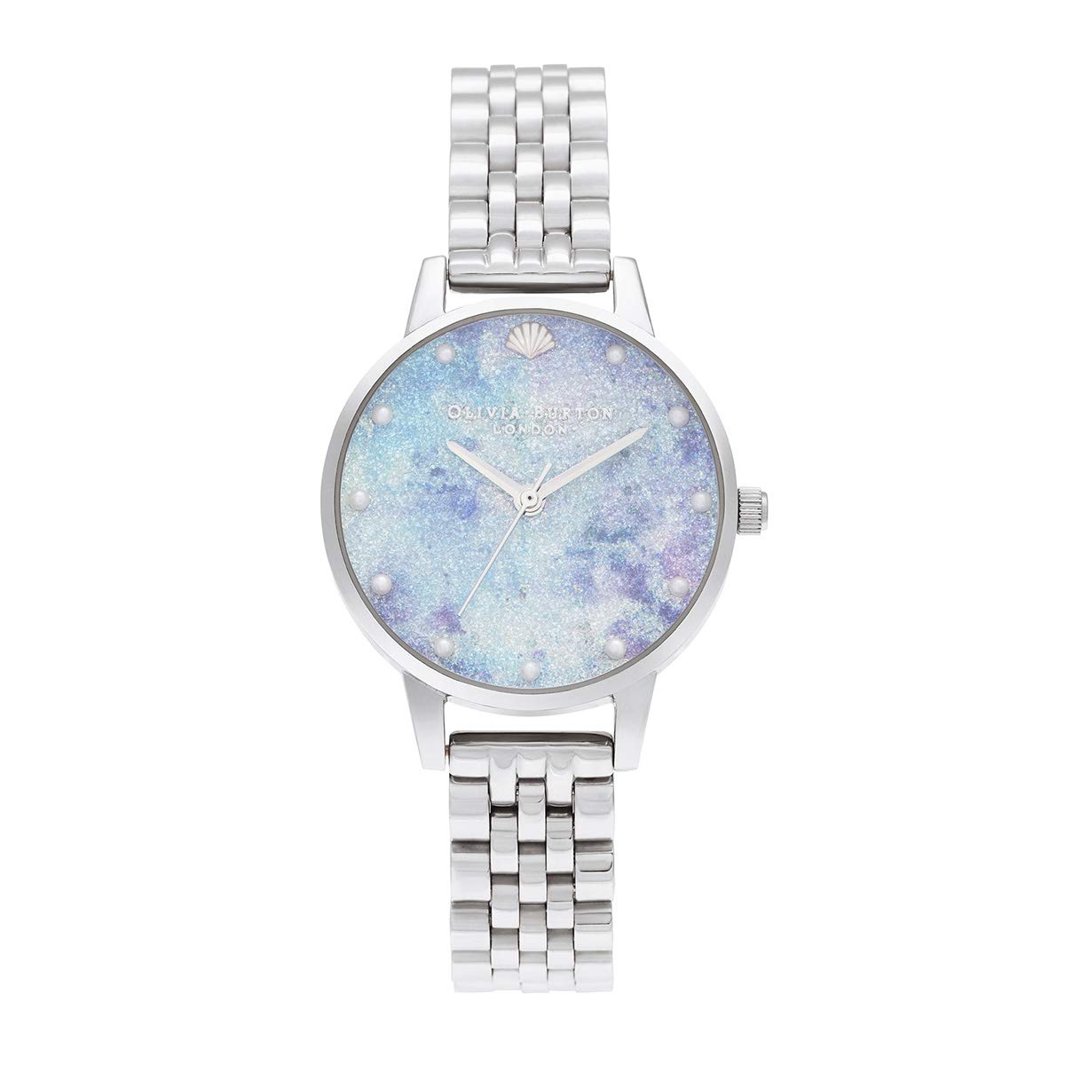 Analogue Quartz Watch for Women Under The SEA Collection with Silver Stainless Steel Bracelet - OB16US43