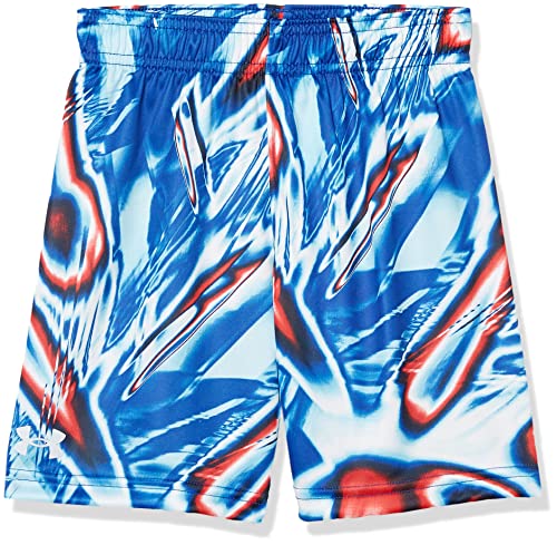 Short imprimé Under Armour garcon taille 2T bleu avec ceinture élastique