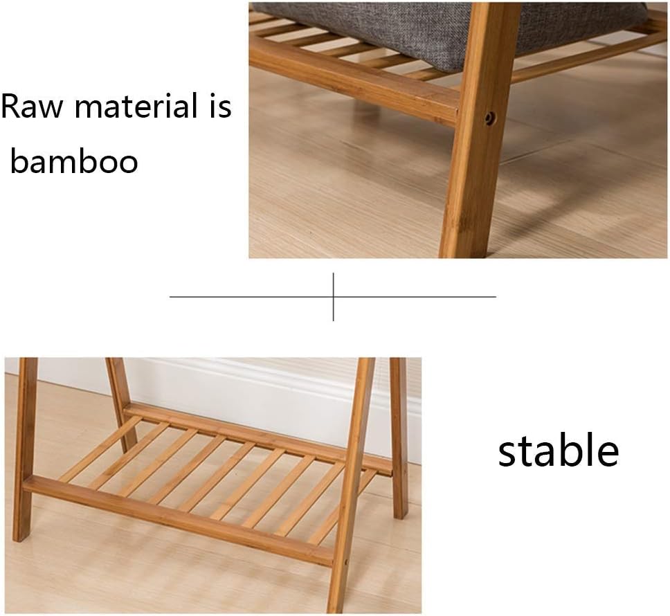 Storage Rack Coat Rack Clothing and Clothing Rack Coat Rack Storage Rack Storage Rack Unit Entrance Rack Storage Shoe Rack and Clothes Wood Products (Wood Color) Shoe Rack