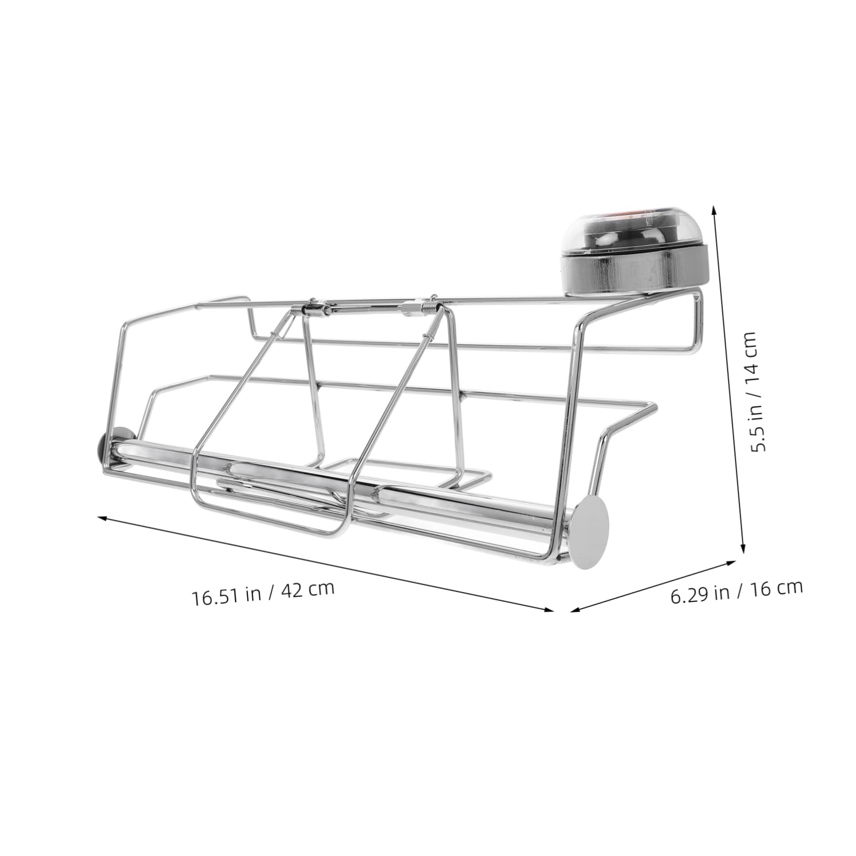 Soporte De Bolsas Inoxidable Con Dispensador De Mano Húmeda Estante Colgante Para Almacenamiento De Bolsas Supermercados y Tiendas De Alimentos