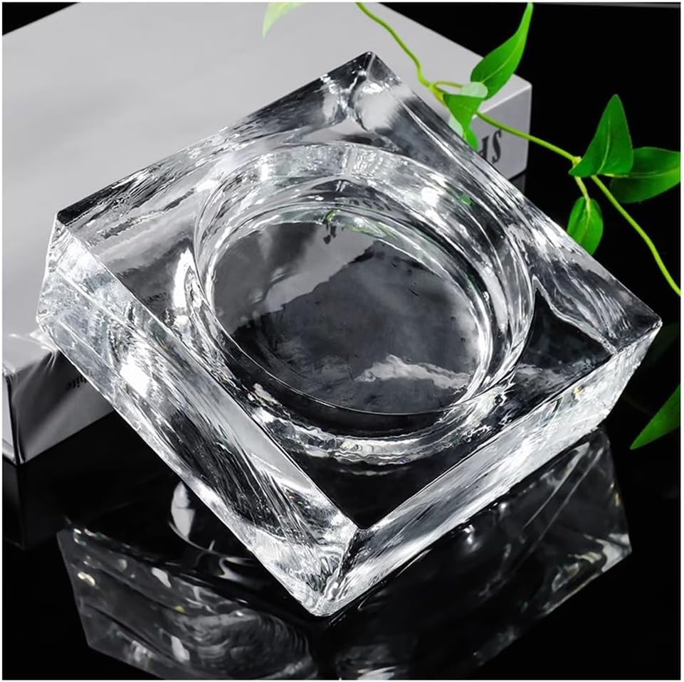 Zfmnoyev Glass Blocks, Square Transparent Solid Glass Bricks, Decorative Glass Blocks for Wall, Thermal Insulation, for Room Divider Partition, Architectural Decoration(Clear-E)