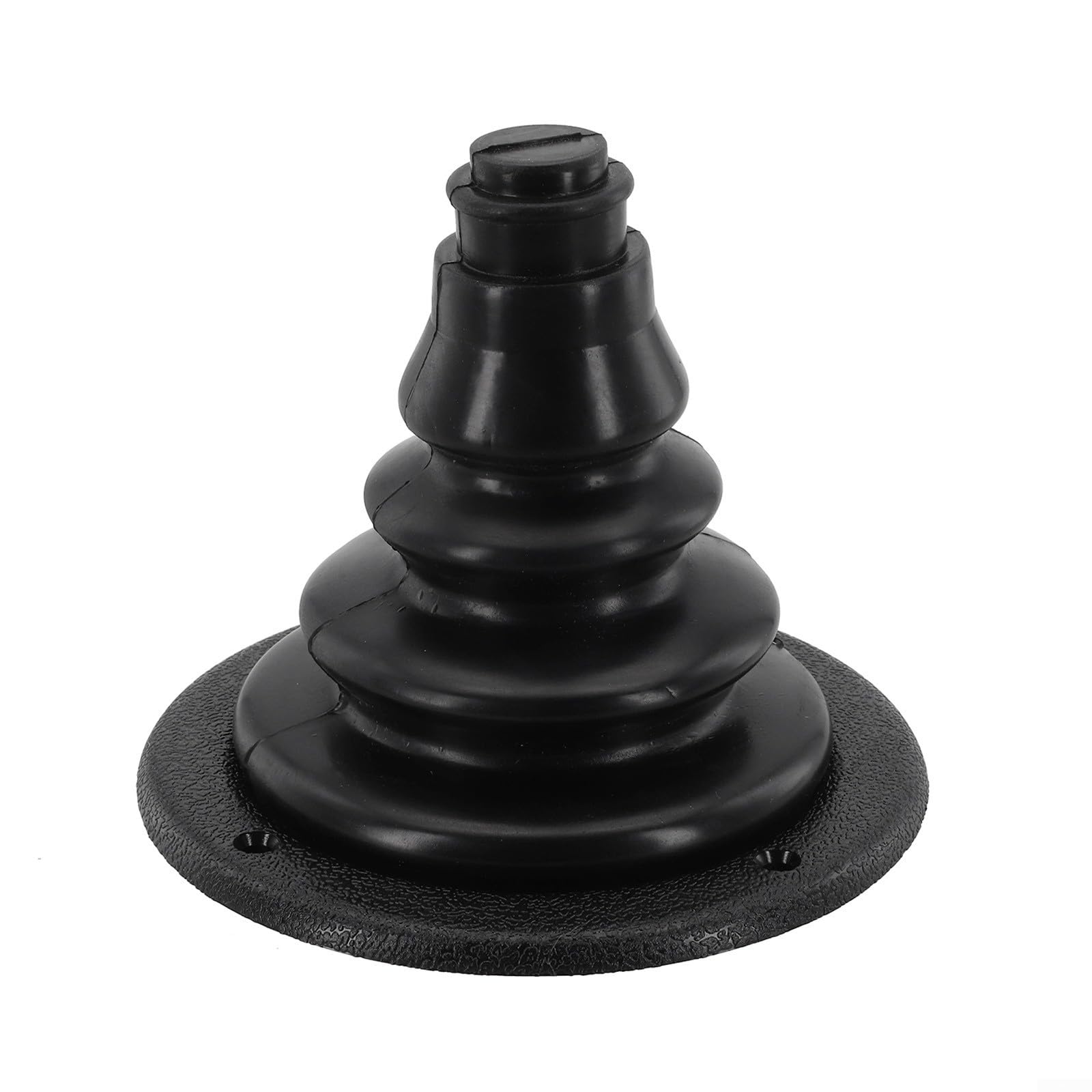 Cuffia in gomma per cavi del cambio per barche, yacht e navi, copertura protettiva a soffietto per barche a motore, 102 x 120 mm, nero o bianco (nero)