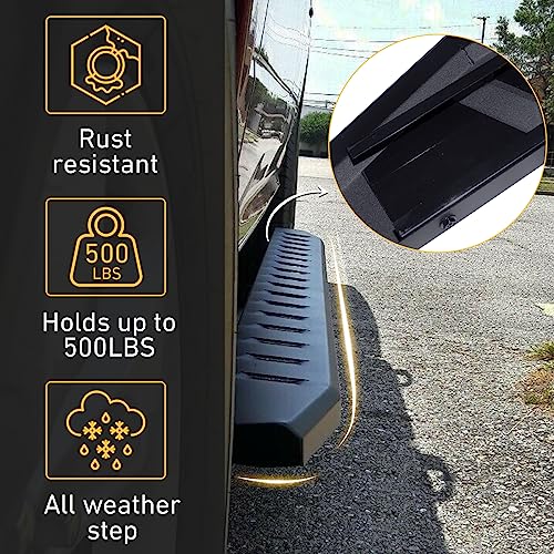 Estribos negros tipo running boards 6 pulg Toyota Tacoma miniatura 6