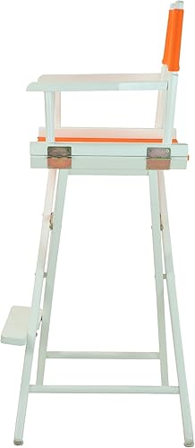 Miniatura 42 de Casual Home - Silla de director de 30 in, marco blanco, con lona color blanco, altura de barra